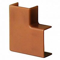 APM 25x17 Угол плоский коричневый (розница 4 шт в пакете, 15 пакетов в коробке) (упак. 60шт) | код. 00415RB |  DKC